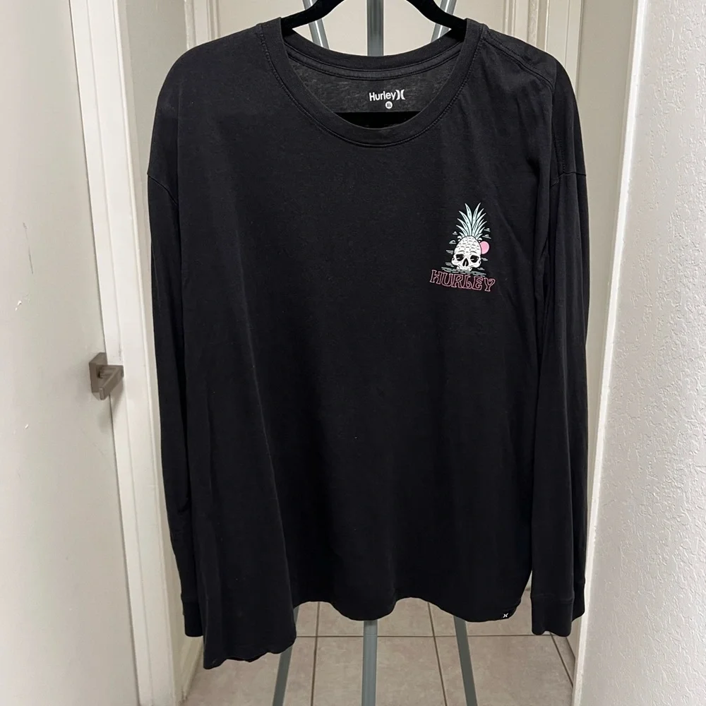 Hurley black Crew Neck Tee
